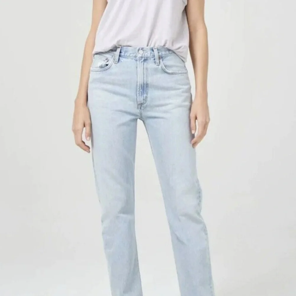 Agolde Mia mid rose straight leg jeans in Dimension, size 33 - Picture 4 of 5